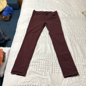 AG burgundy pants